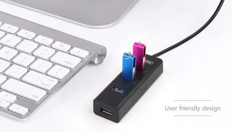 perfectUSB - HUB USB 3.0  4 portowy zewnętrzny  Unitek